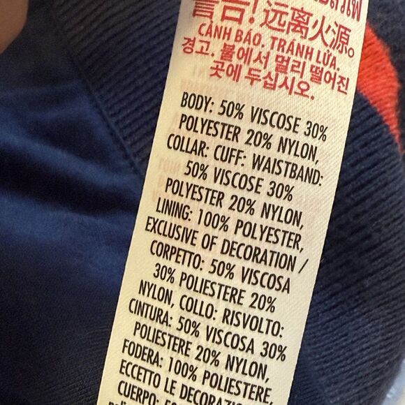 Disney Lilo & Stitch Christmas Sweater XS Lights Up Holiday Ugly Sweater Navy - Picture 7 of 9